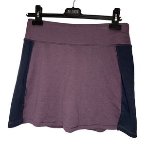 Lole Skort Purple Navy Blue Activewear Medium Built In Shorts